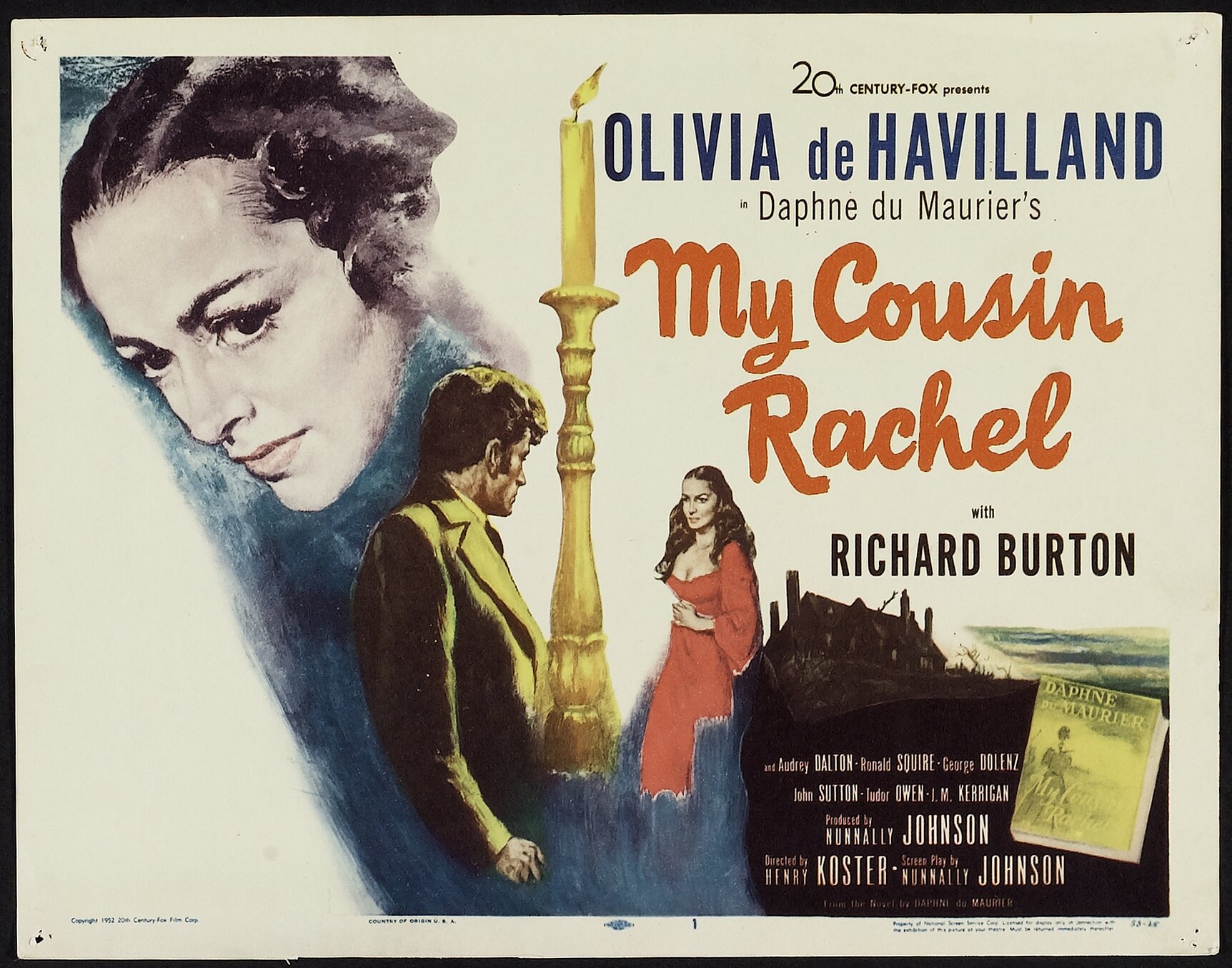 My Cousin Rachel (20th Century Fox, 1952). Title Lobby Card and | Lot #52279 | Heritage Auctions