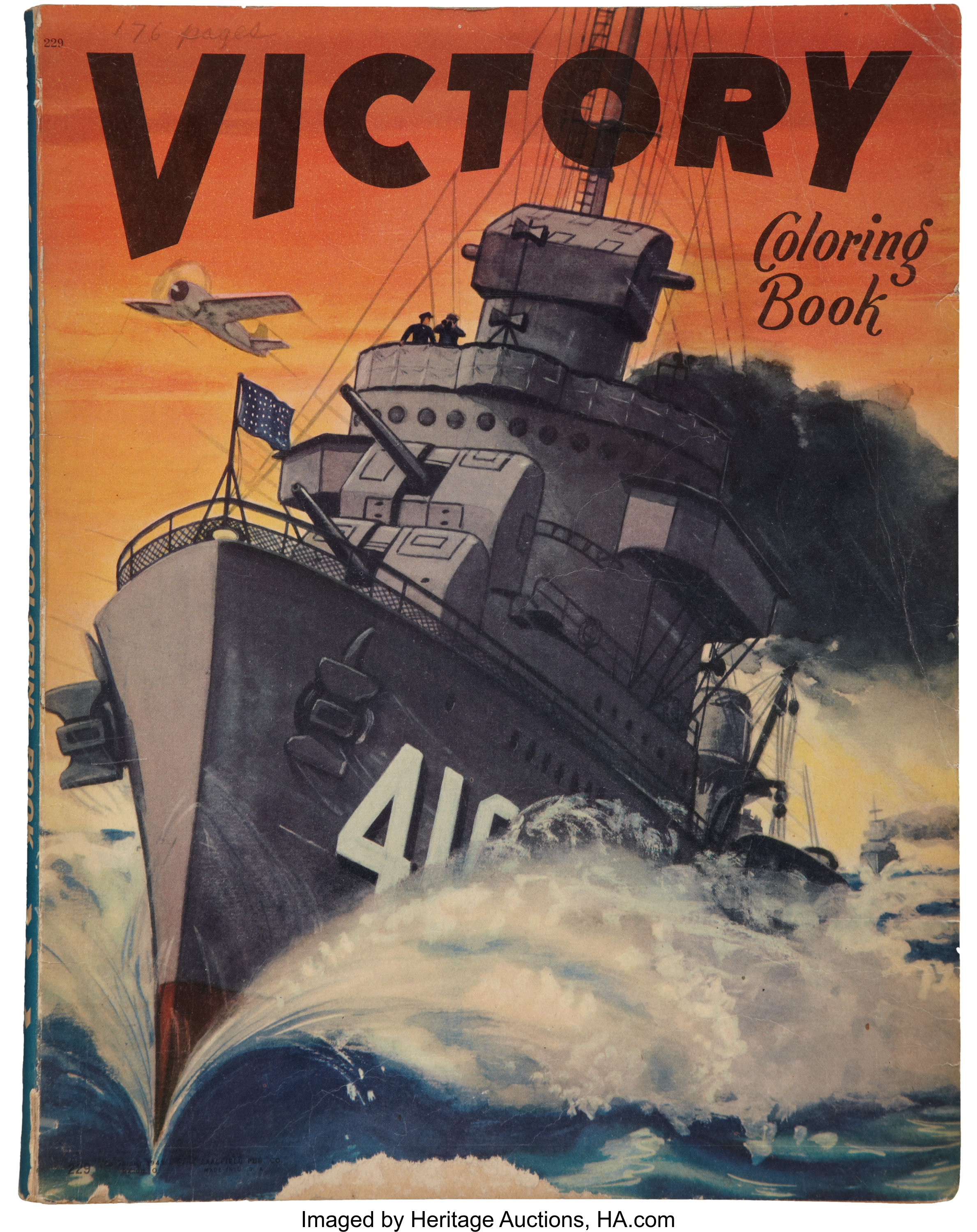 Victory Coloring Book (Saalfield, 1943).... Memorabilia | Lot #12787 ...