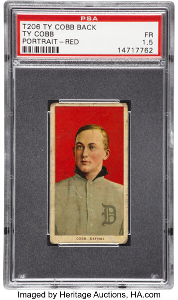 Ty Cobb Baseball Tobbacco Card. Extremely Rare Mfr on 