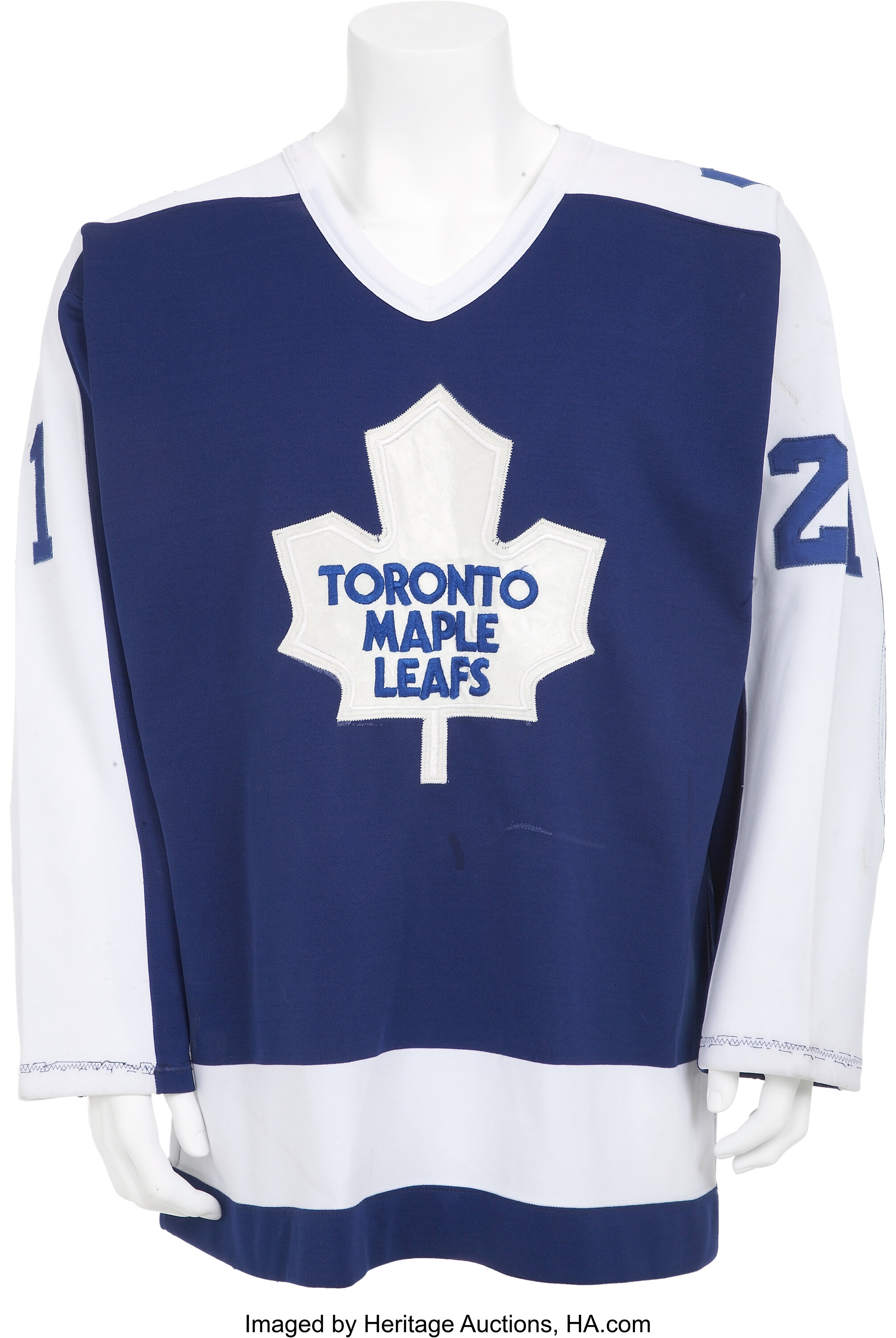 1982-83 Borje Salming Toronto Maple Leafs Game Worn Jersey