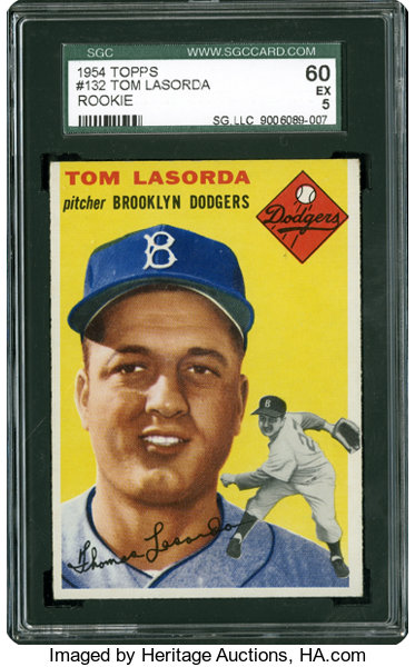 Tom Lasorda (Hall of Fame) Baseball Cards