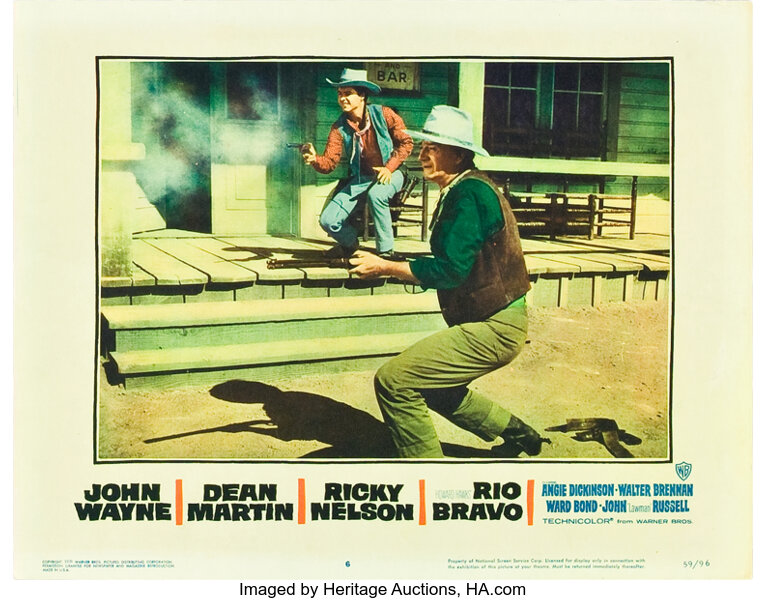 Rio Bravo Warner Brothers 1959 Lobby Card 11 X 14 Lot Heritage Auctions