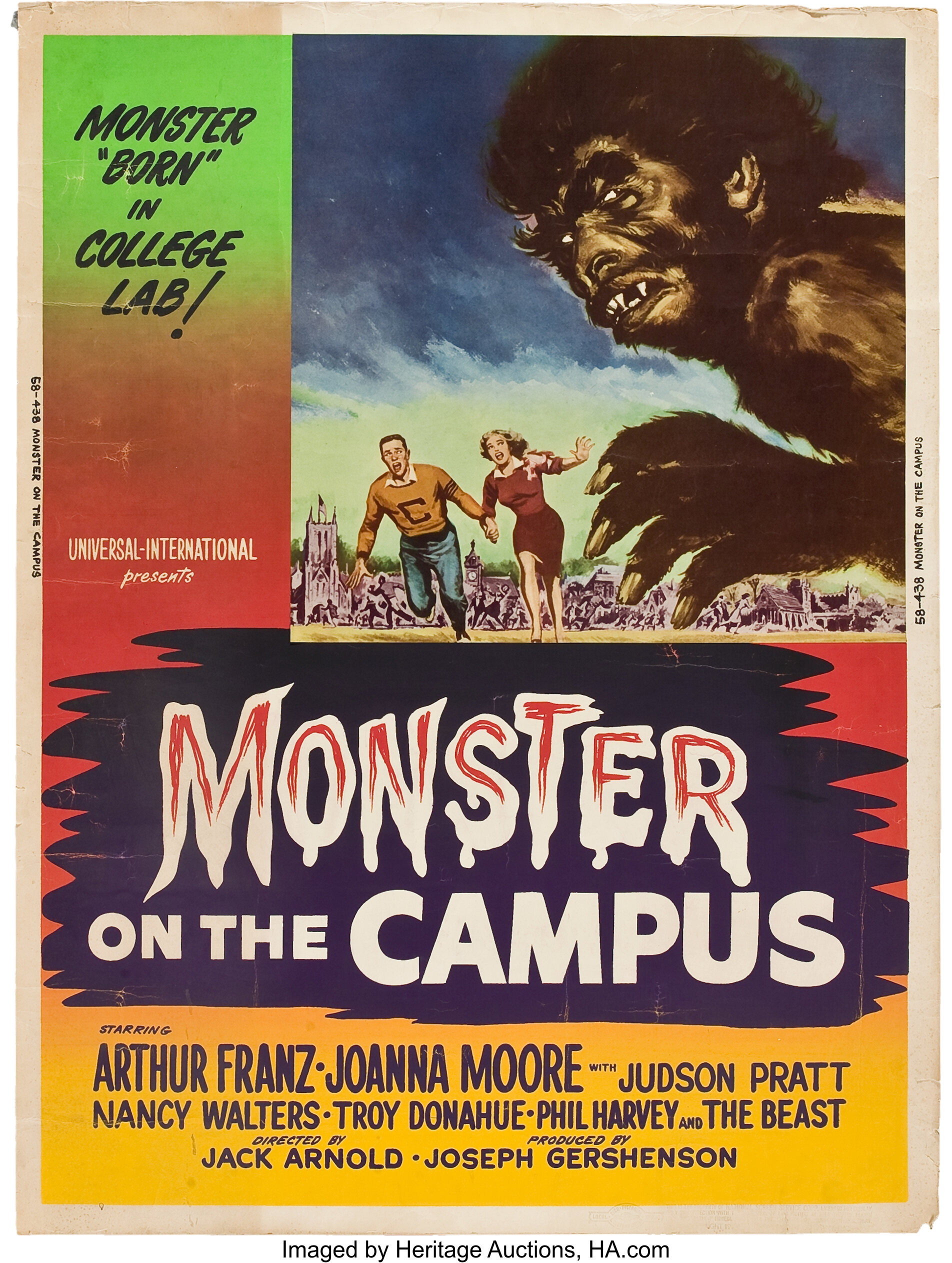 Monster on the Campus (Universal International, 1958). Poster (30