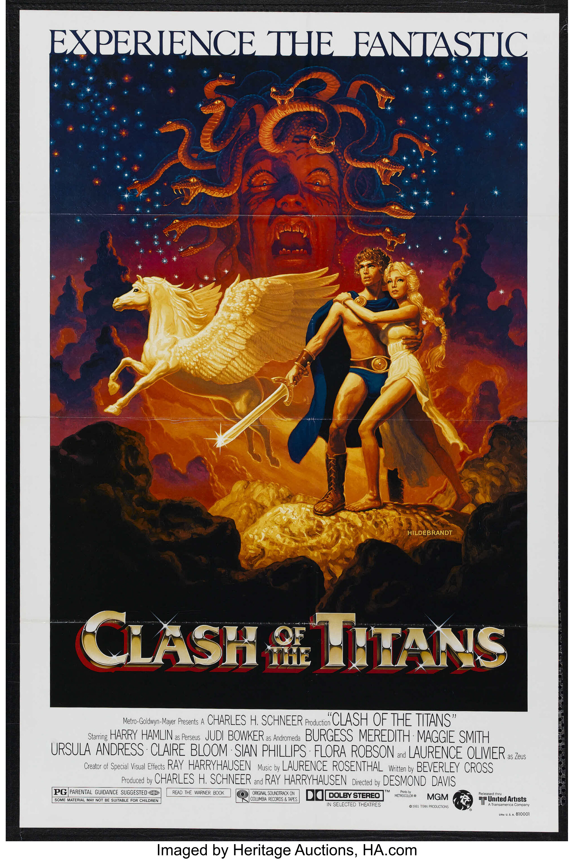 CLASH OF THE TITANS, 1981 directed by DESMOND DAVIS Neil McCarthy