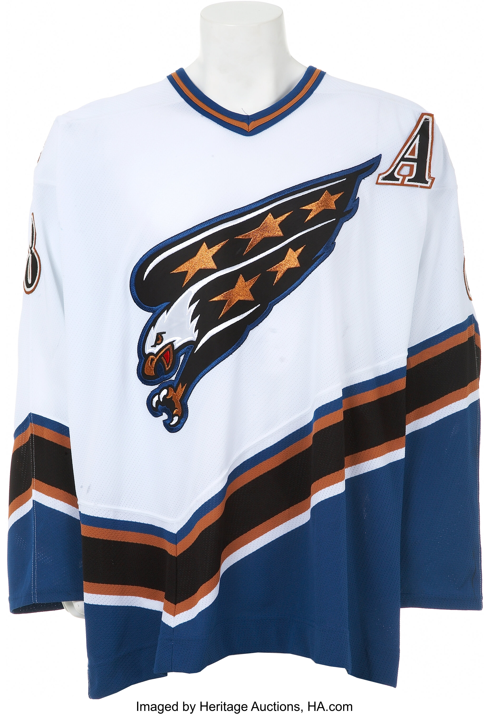 alexander ovechkin jersey vintage, 2006-07 Alexander Ovechkin Capitals  Game Worn Jersey - Photo Matched - Team Letter