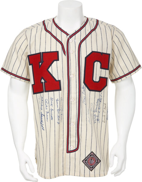 Kansas City Monarchs Signed Jersey.  Autographs Jerseys, Lot #42121