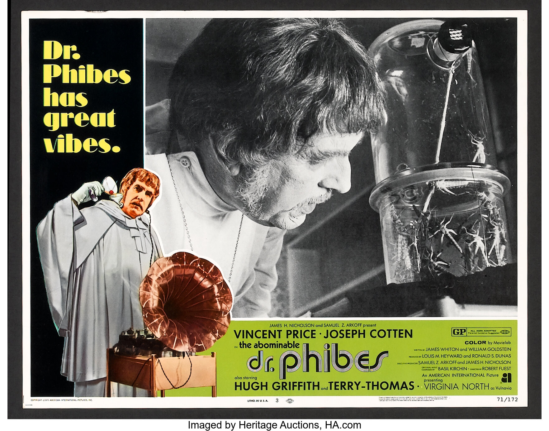 The Abominable Dr Phibes American International 1971 Lobby Lot 53004 Heritage Auctions 2127