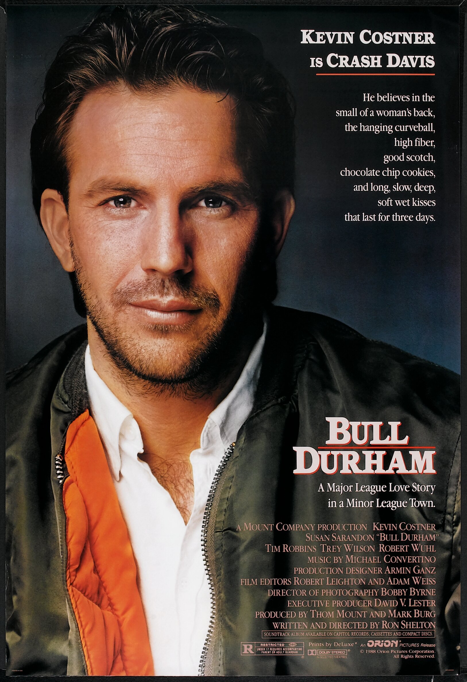 Sold at Auction: Bull Durham Kevin Costner Signed Movie Photo