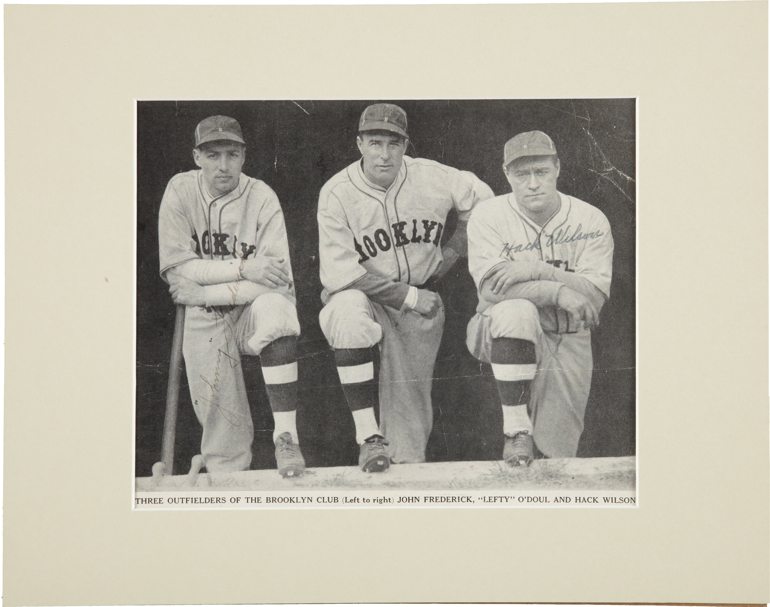 Circa 1932 Hack Wilson Signed Baseball Magazine Photograph Lot Heritage Auctions