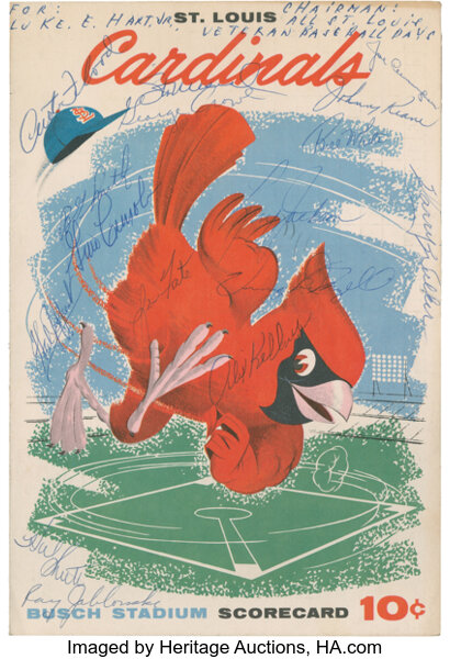 Sold at Auction: 1959 Lindy McDaniel St. Louis Cardinals