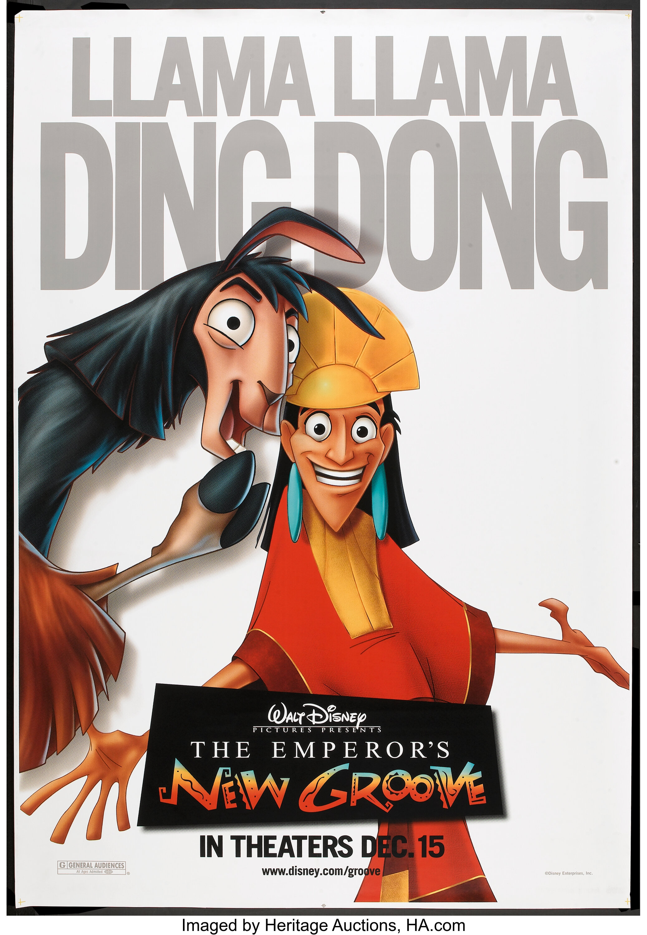 the emperors new groove poster