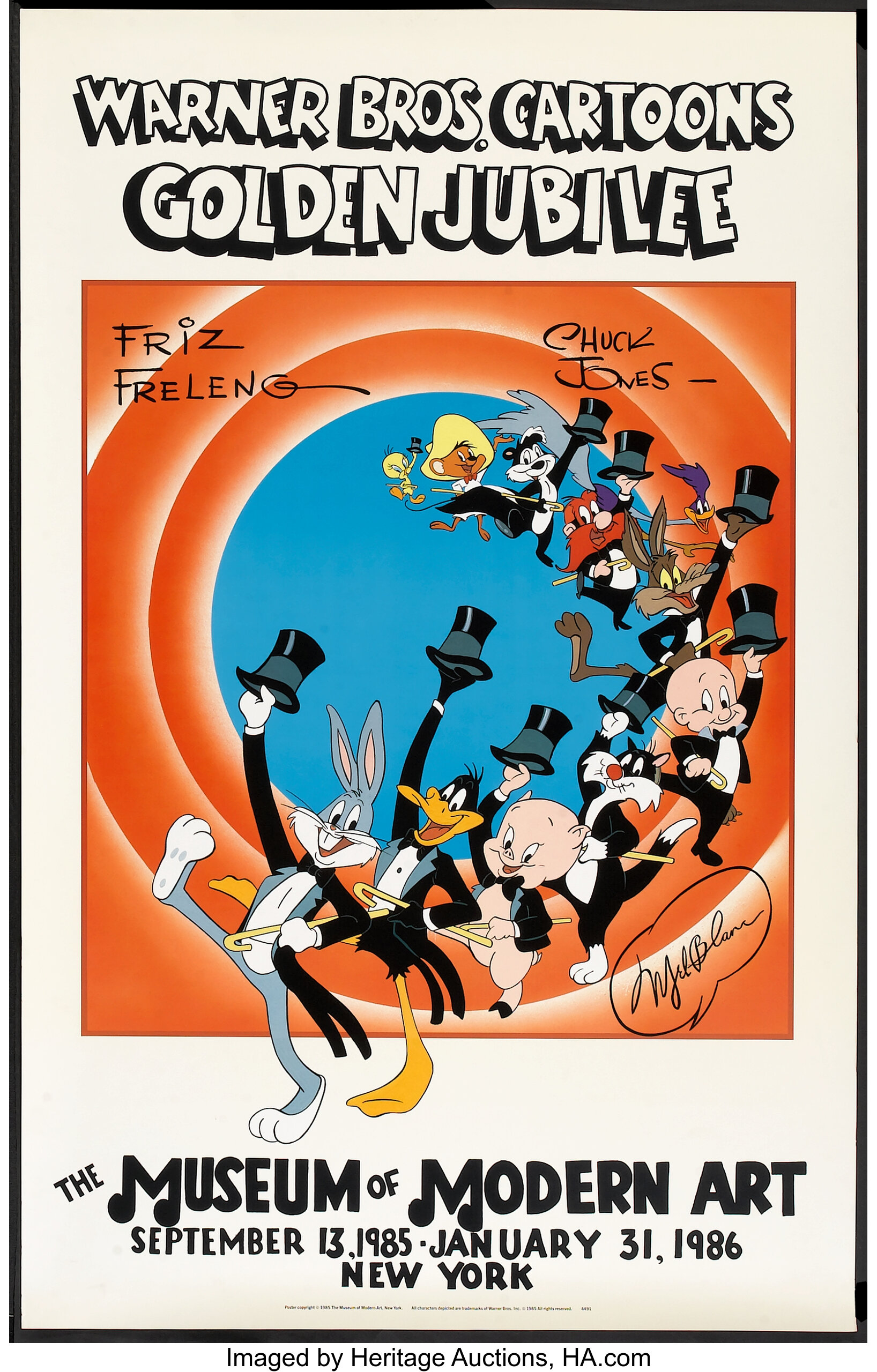 Warner Brothers Cartoons Golden Jubilee (Museum of Modern Art, | Lot