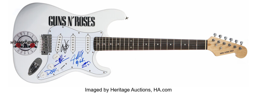 Guns N' Roses - Autographed Guitar