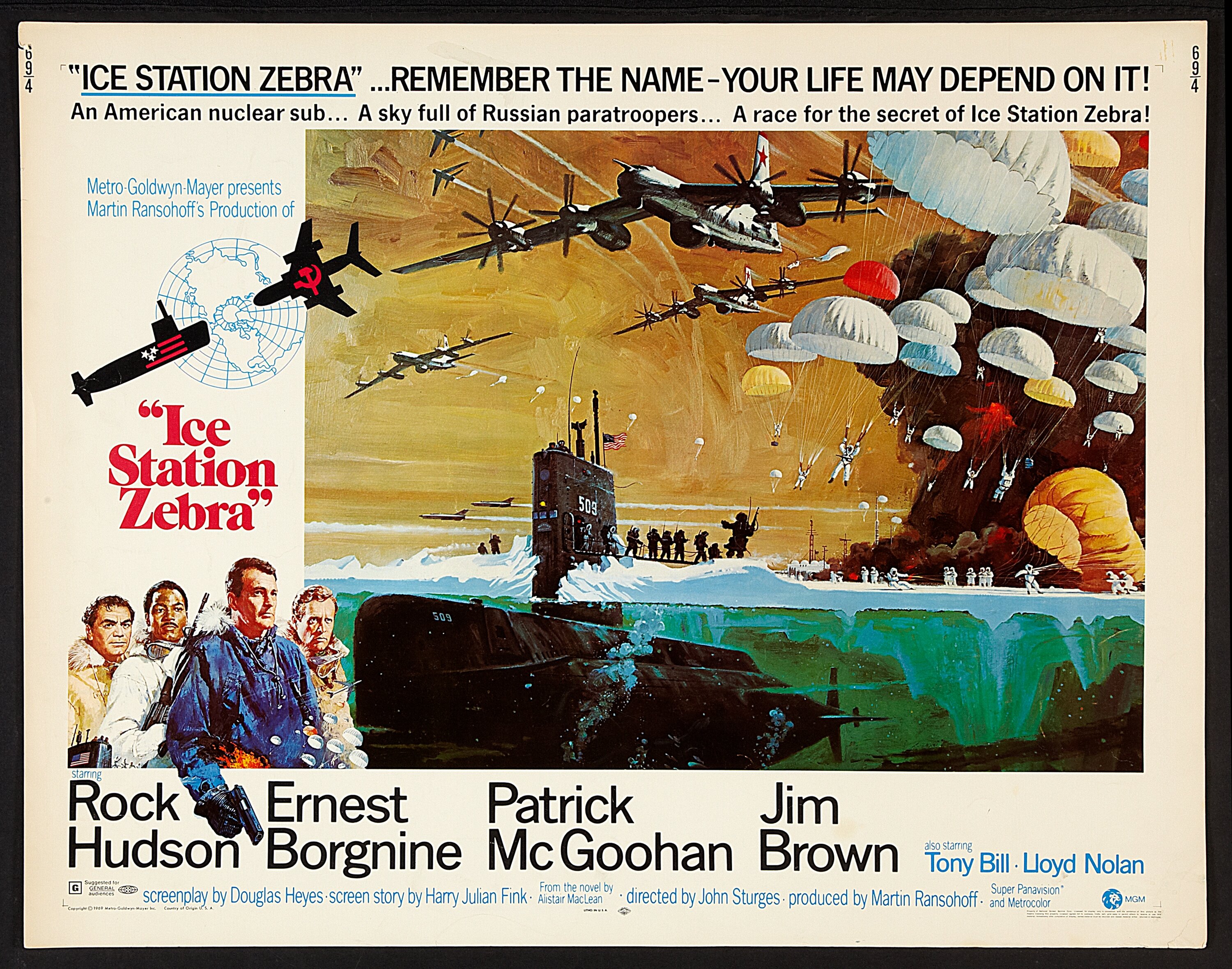 ice station zebra movie poster