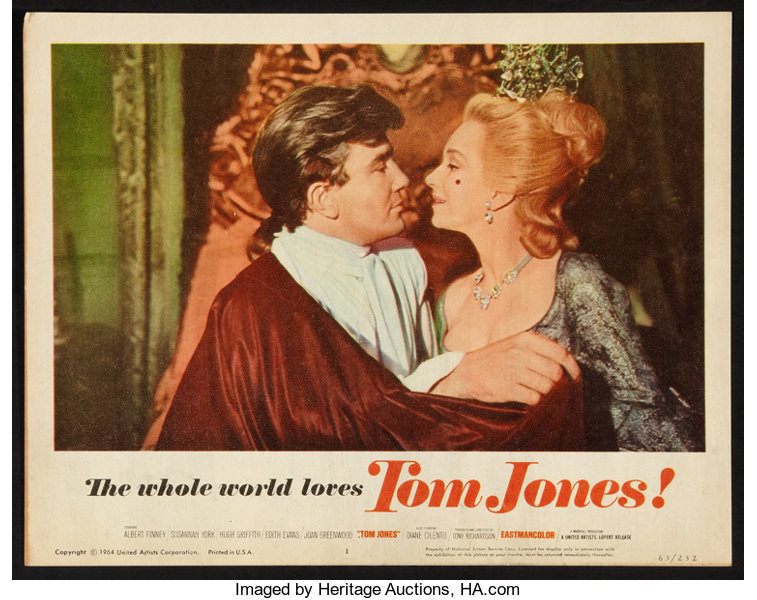 Tom Jones United Artists 1963 Lobby Card Set Of 8 11 X 14 Lot 54410 Heritage Auctions