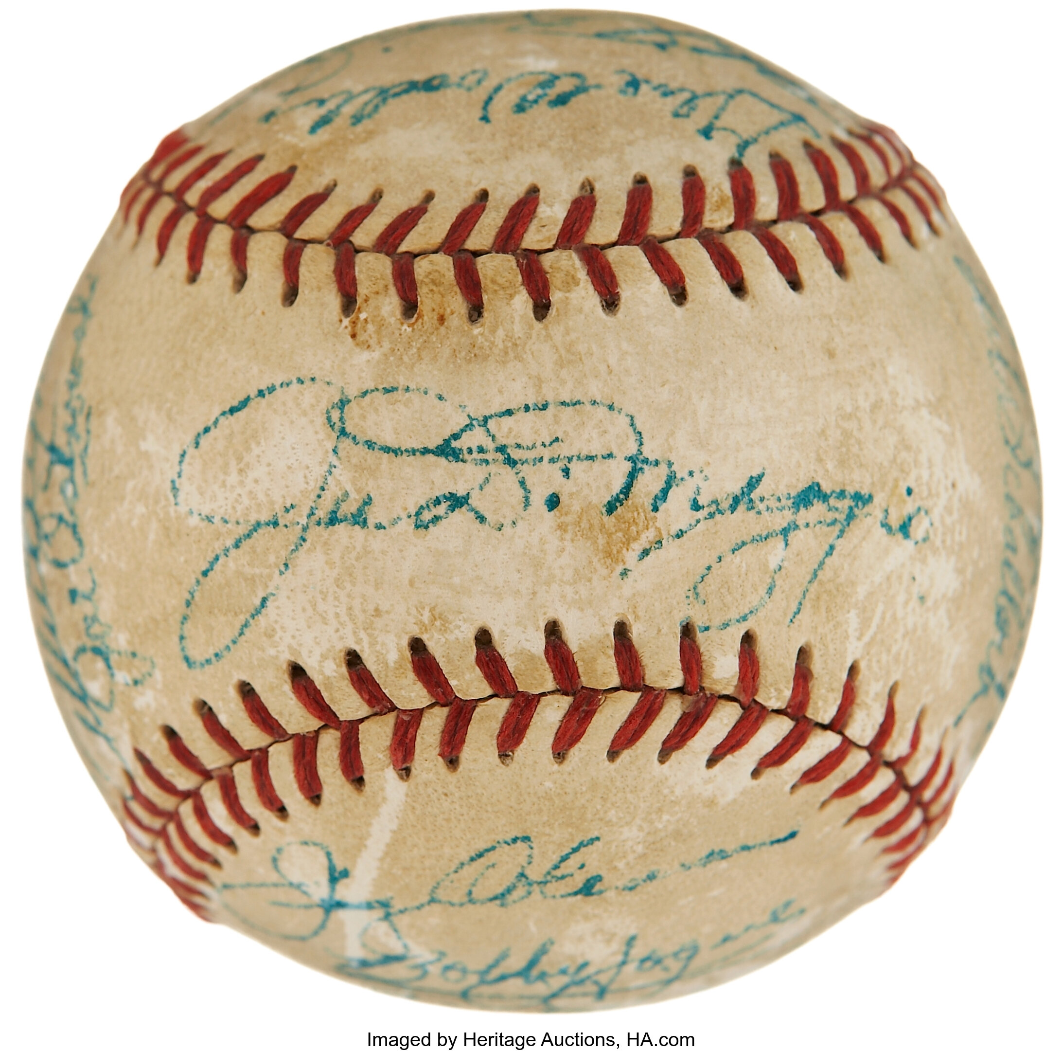 Sold at Auction: Mickey Mantle No.7 autographed New York Yankees