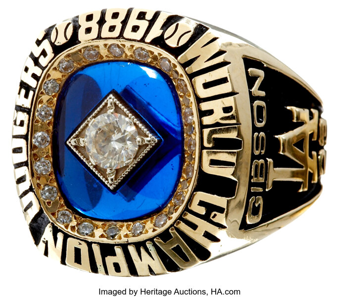 1988 Los Angeles Dodgers World Championship Ring. Baseball, Lot #82023