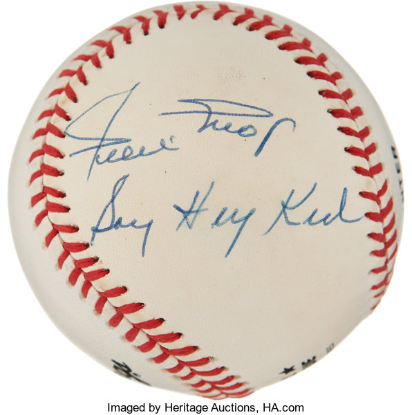 Lot - Willie Mays Signed Baseball