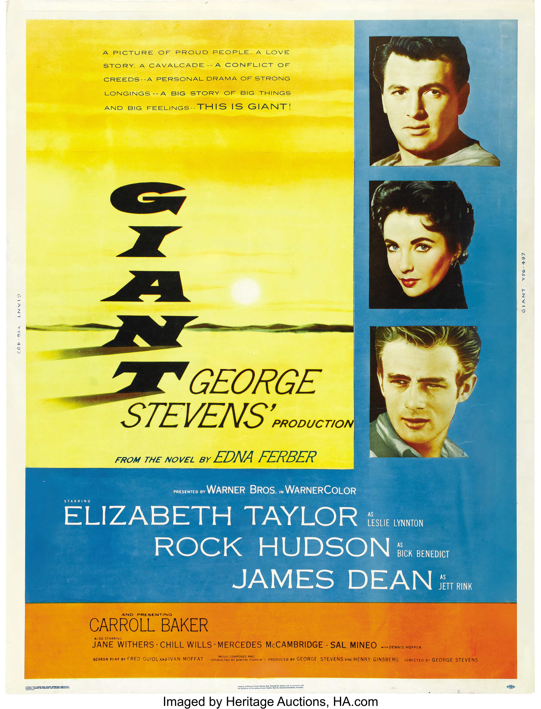 james dean giant movie poster