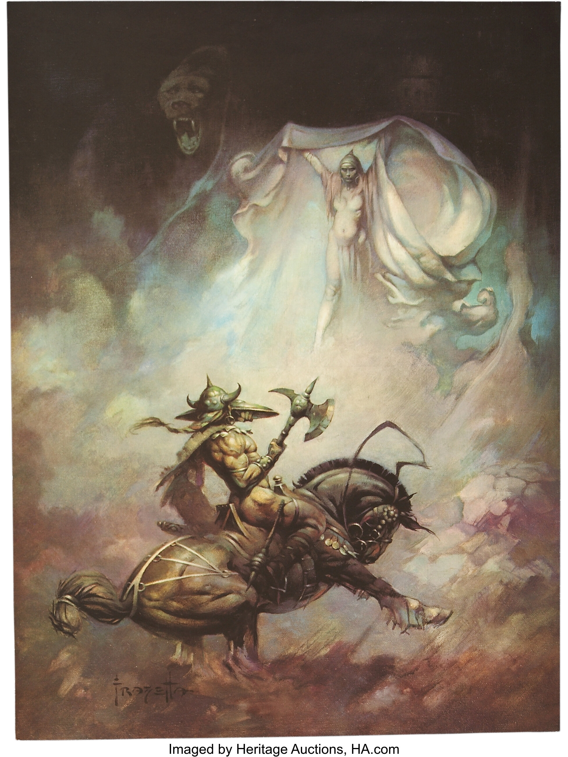 Frank Frazetta The Apparition Print (undated).... Memorabilia | Lot