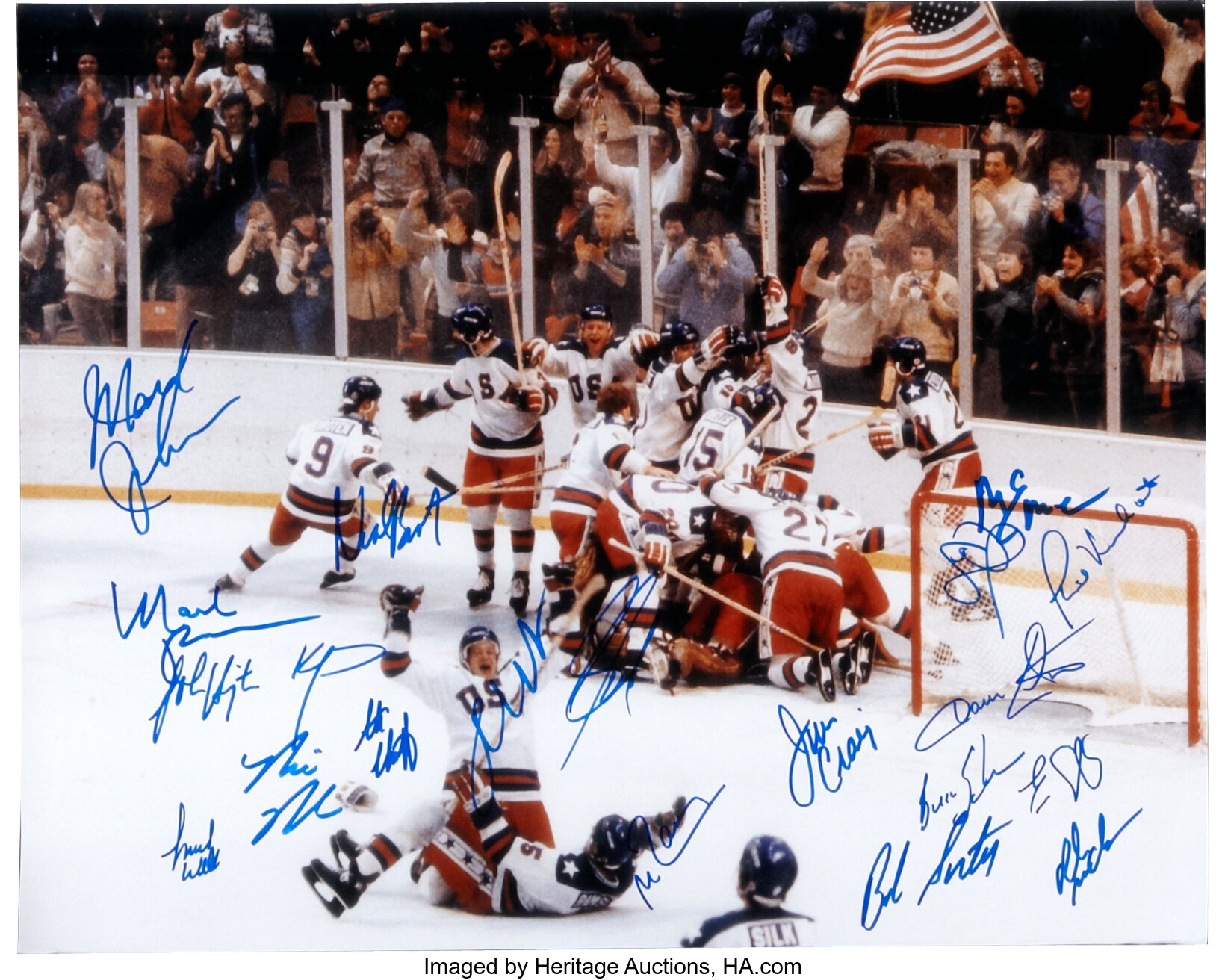 Jersey & Stick of 1980 U.S. Olympic Captain in 'Miracle on Ice