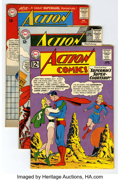 Action Comics 2 296 And 297 Group Dc 1962 63 Condition Lot Heritage Auctions