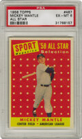 1958 World Series Batting Foes Mantle / Aaron PSA 6 — Top Sports Cards