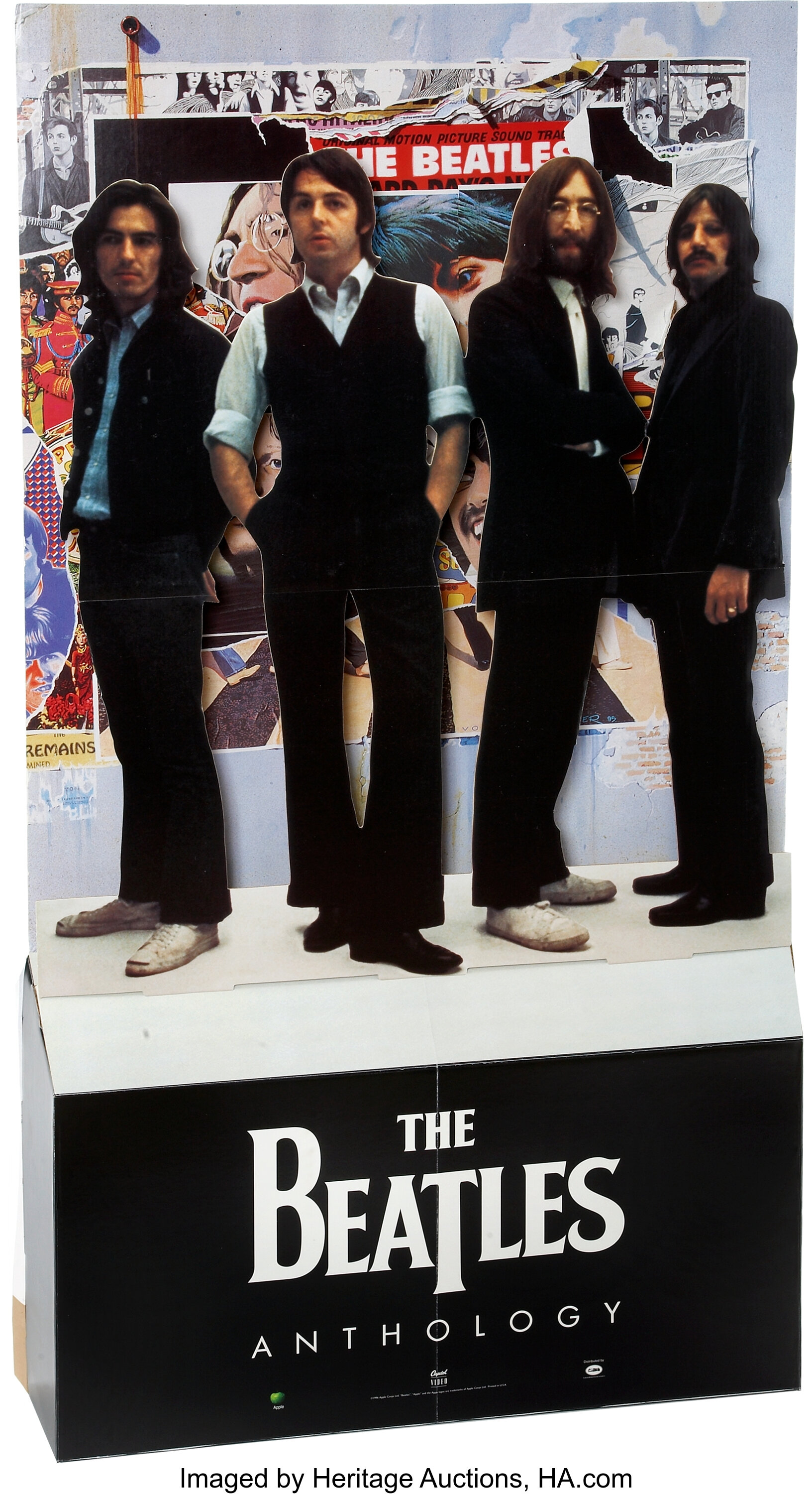 Beatles Anthology Promotional Standee Music Memorabilia Lot Heritage Auctions