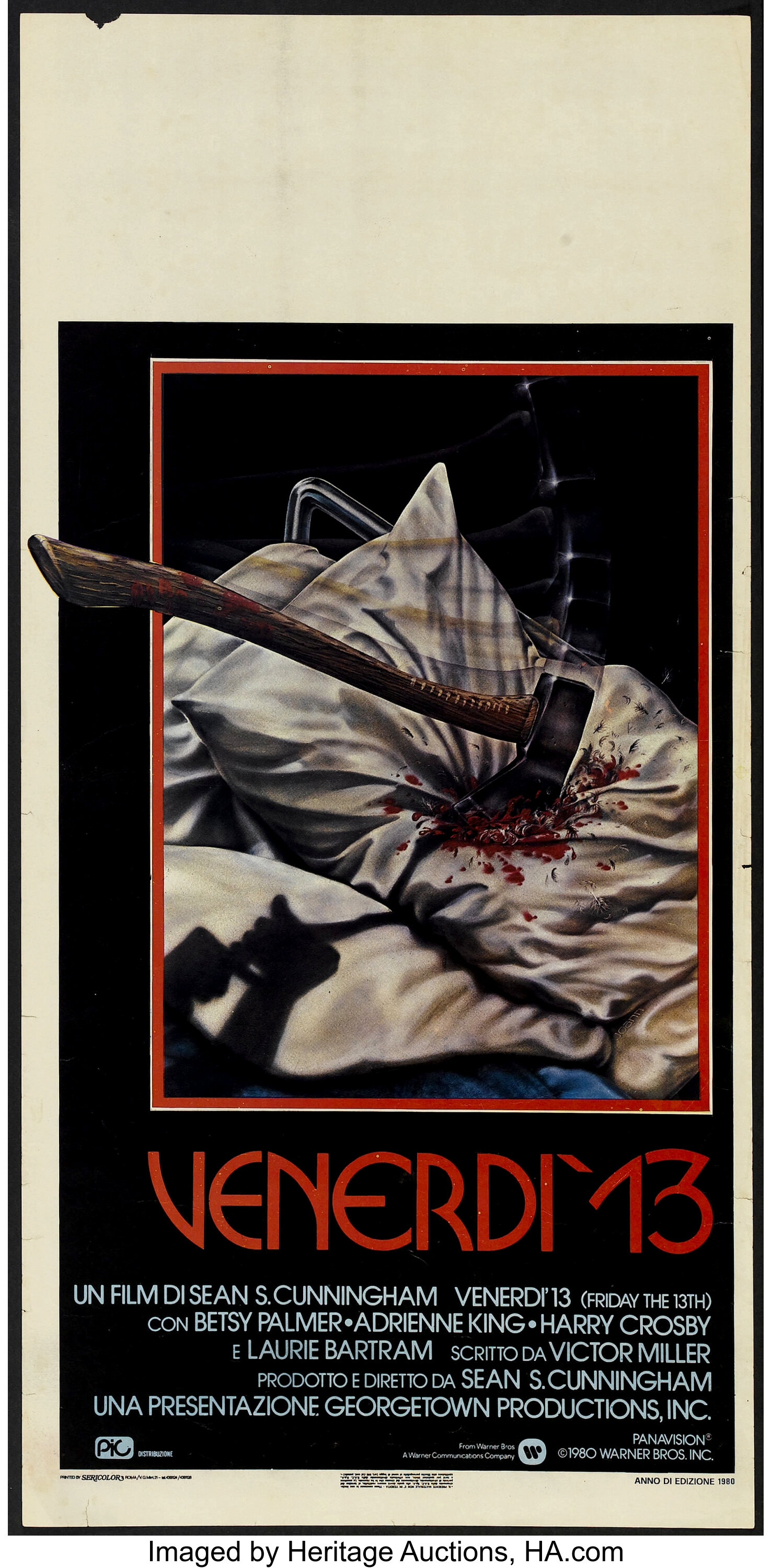 Friday the 13th 1980 VHS Poster Greeting Card for Sale by