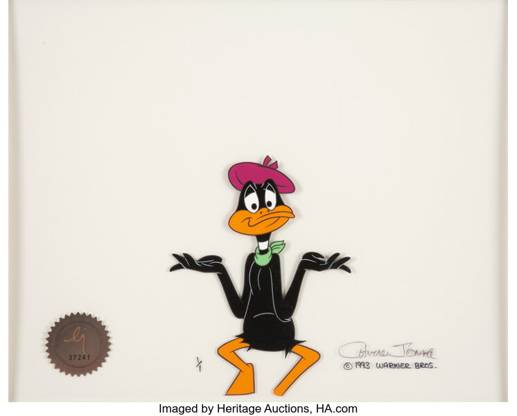 Looney Tunes Original Production Cel with Matching Drawing: Speedy