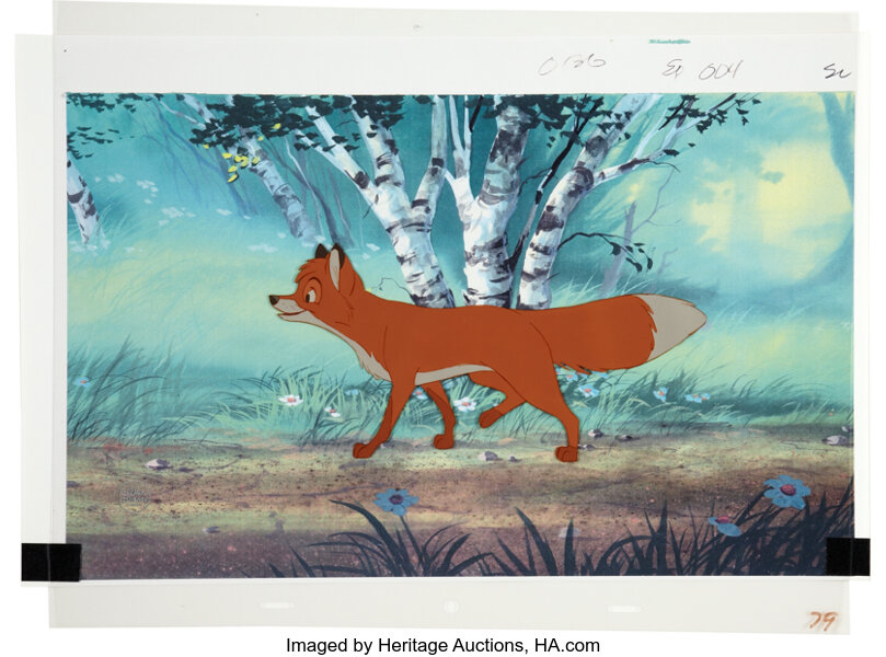 The Fox and The Hound Original Production Cel.... Movie/TV | Lot