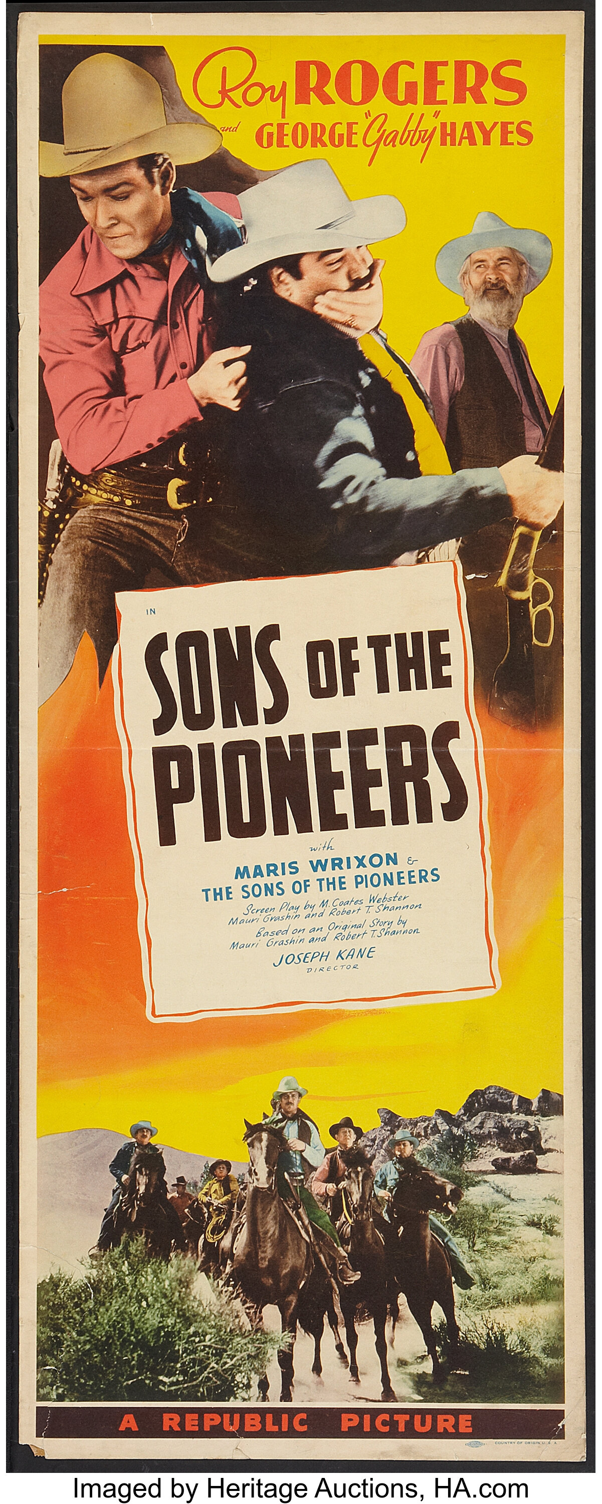 Sons of the Pioneers (Republic, 1942). Insert (14