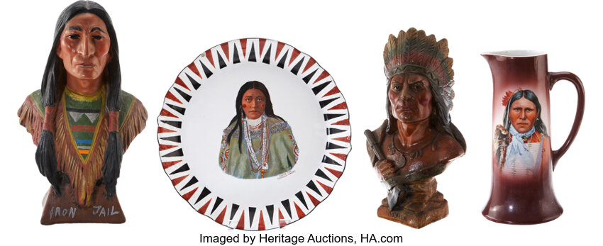 American Indian Four Indian Theme Items Total 4 Items