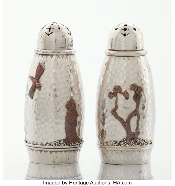 Heritage Silver Salt & Pepper Shakers