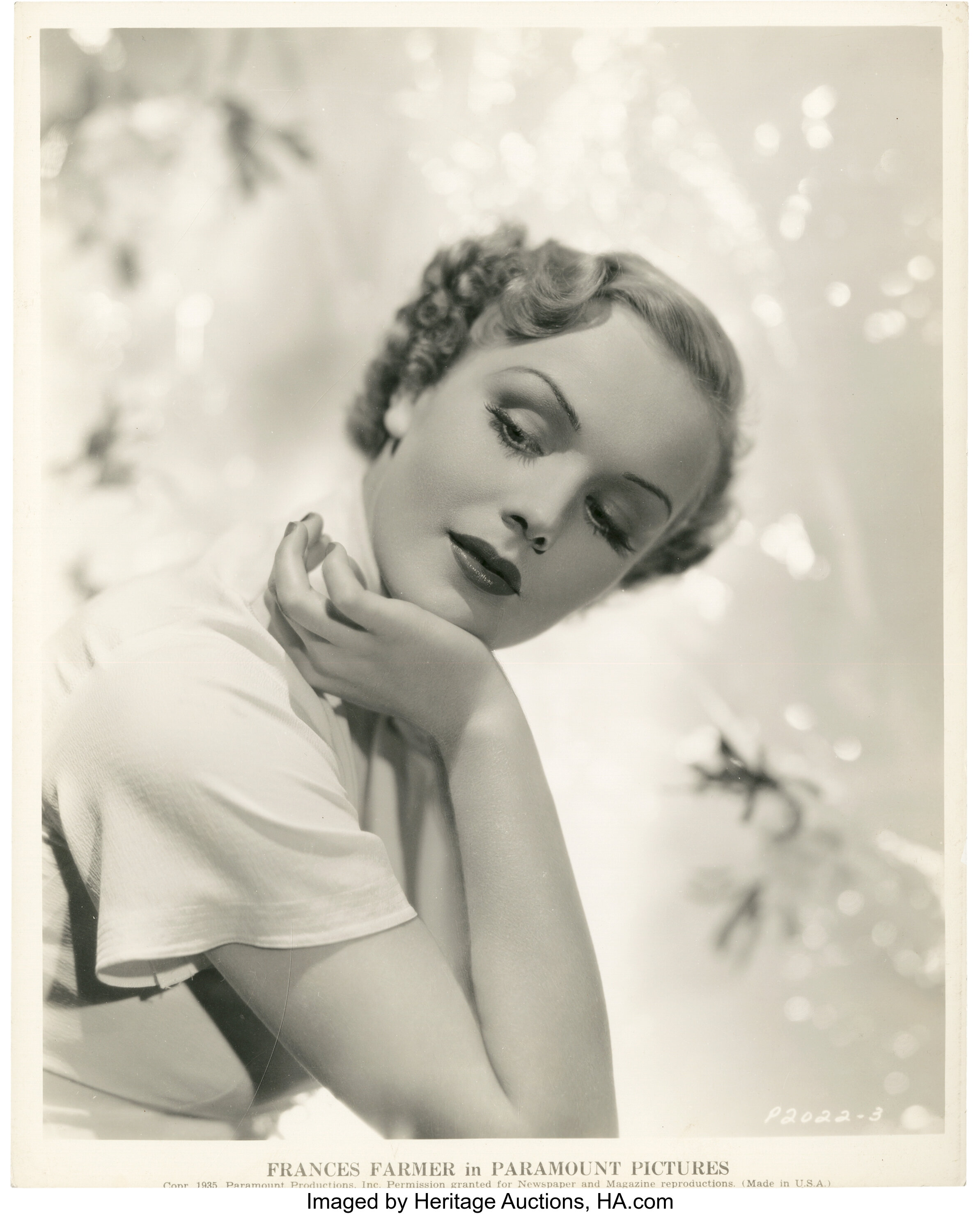 Frances Farmer (Paramount, 1935). Portrait Still (8