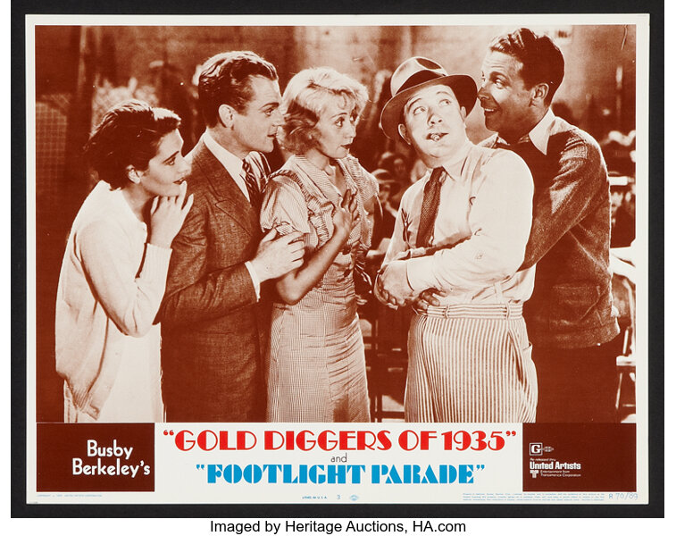 Gold Diggers of 1935/Footlight Parade-Busby Berkeley-R70-27x41