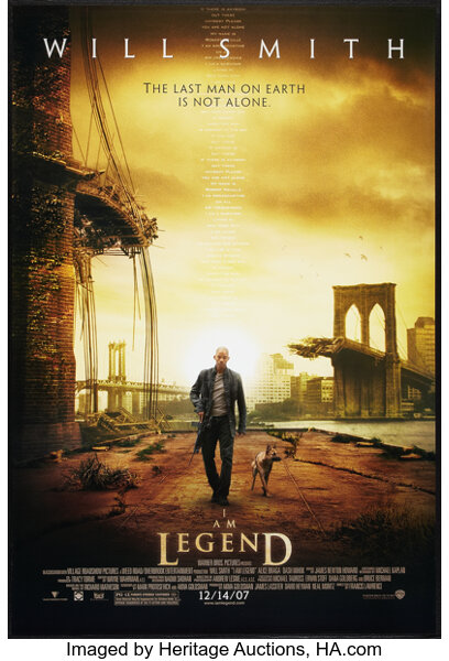 I Am Legend Lot Warner Brothers 2007 One Sheets 2 27 X 40 Lot 51278 Heritage Auctions