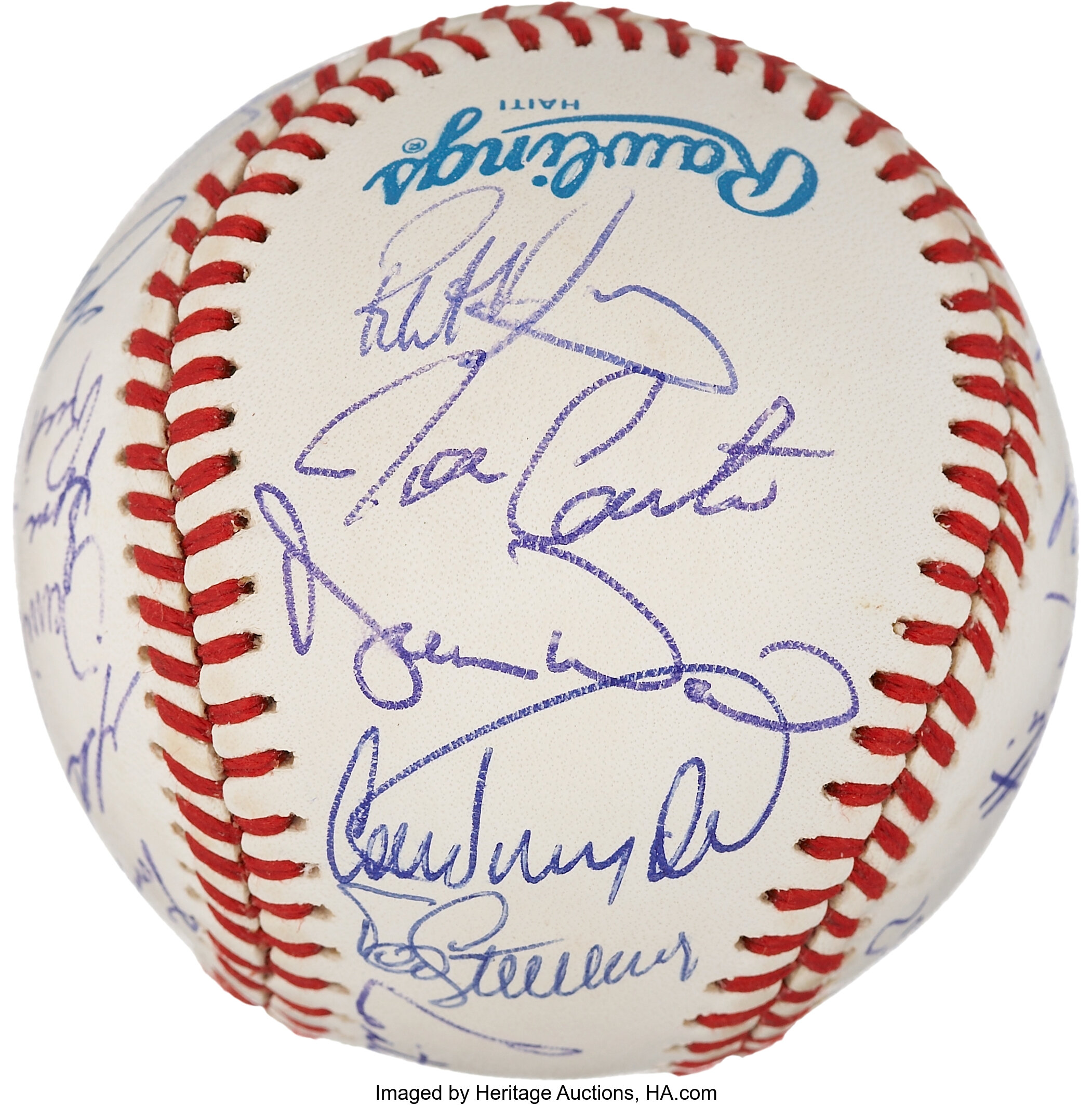 Roberto Alomar Autographed Toronto 1993 World Series Signed Baseball J