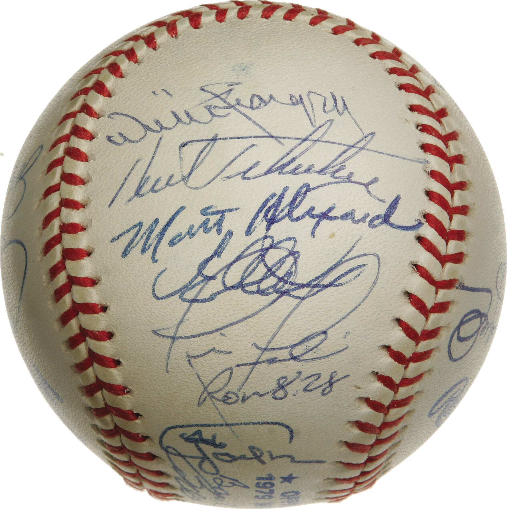 1979 Pittsburgh Pirates World Series Champs Team Signed NL Baseball JS —  Showpieces Sports