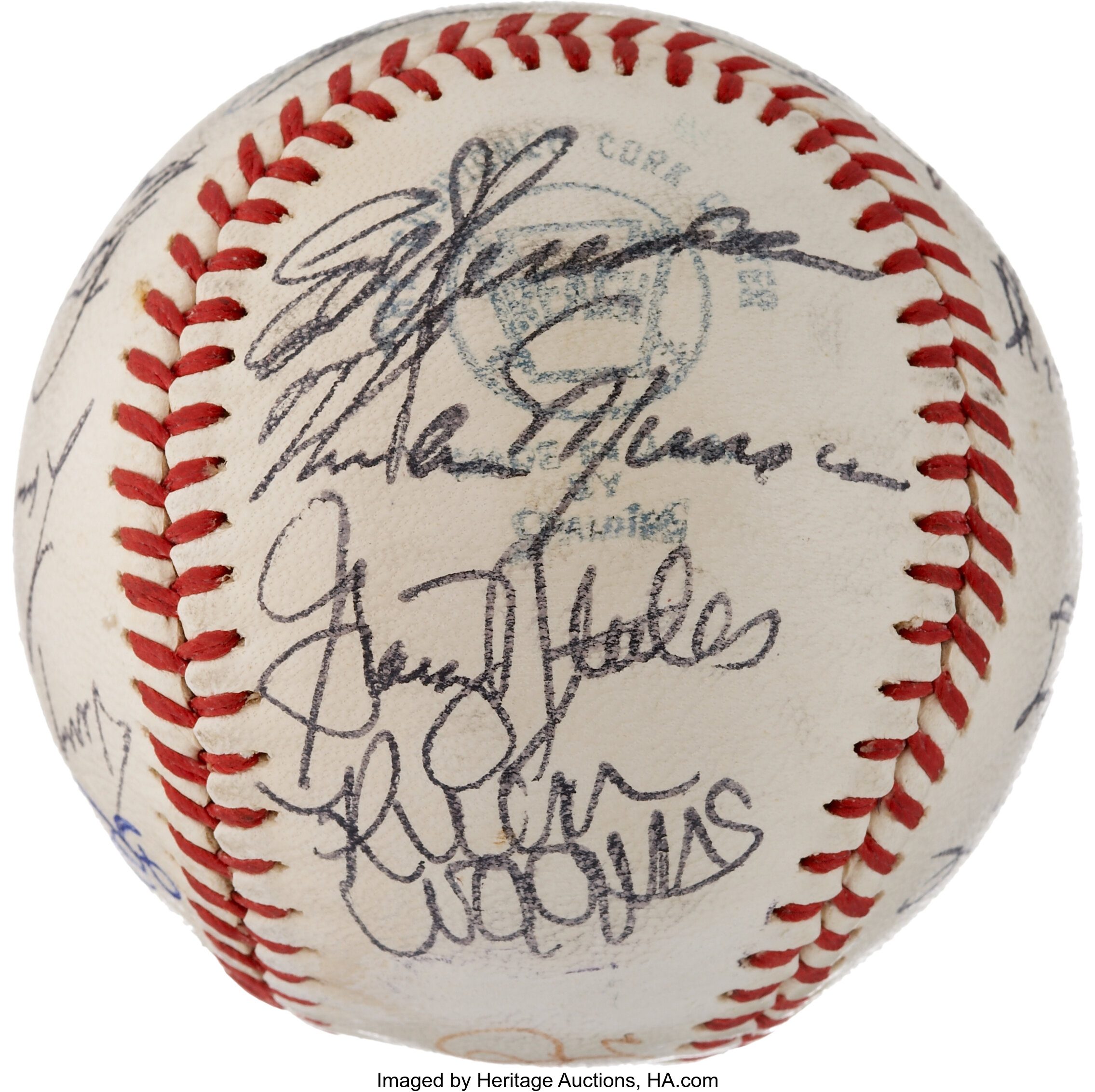 Yogi Berra Autographed New York Yankees OAL Baseball JSA - Got