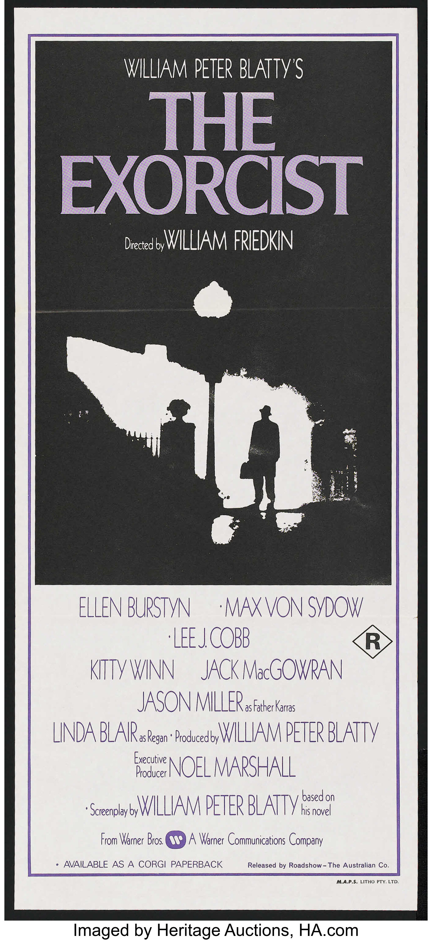 The Exorcist (Warner Brothers, 1973). Australian Daybill (13