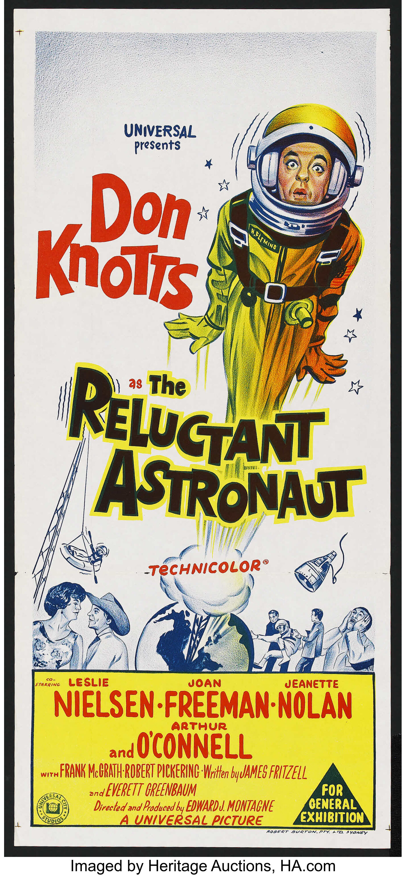 the reluctant astronaut poster