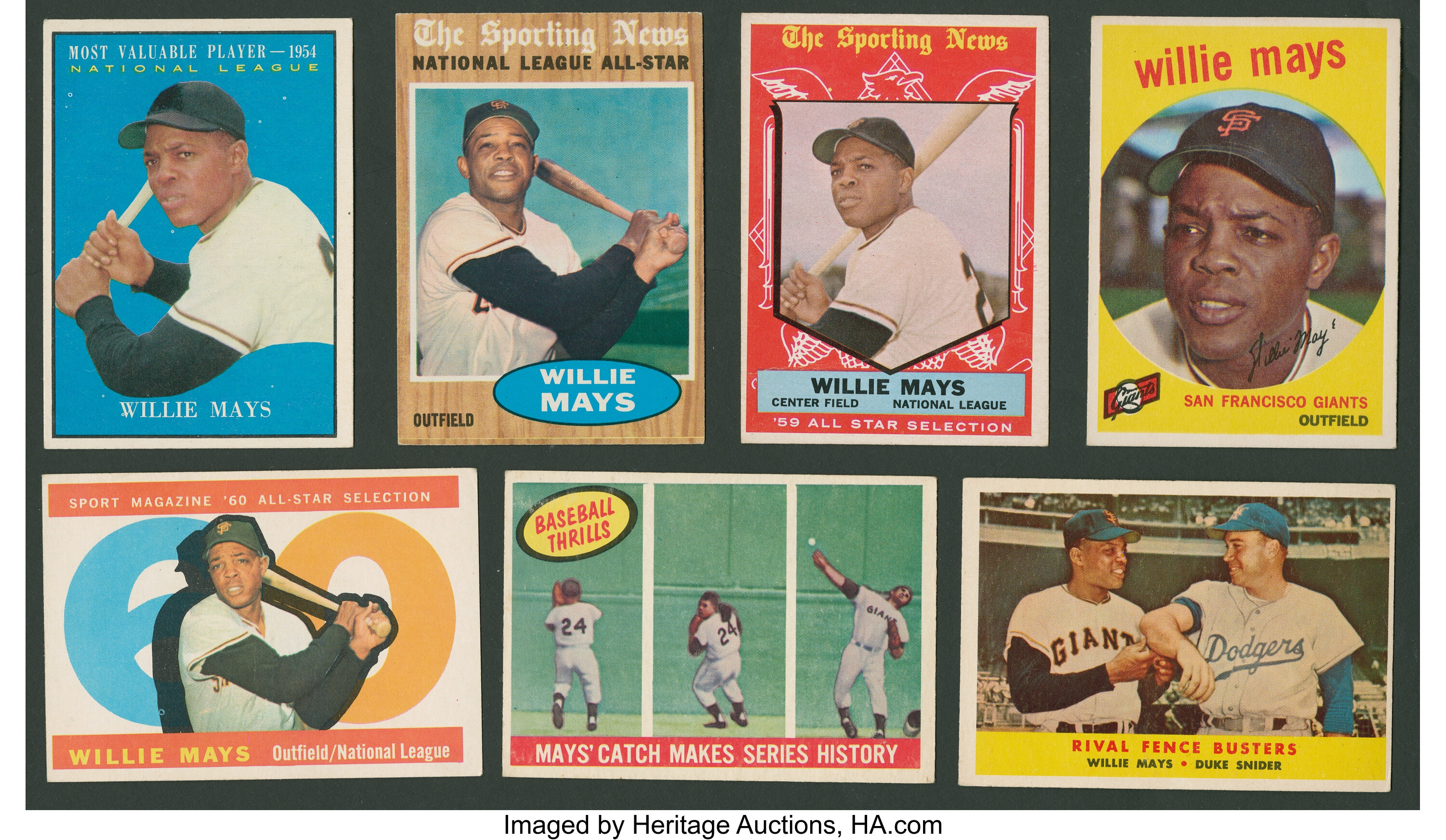 Willie Mays Topps Collector Series Card 