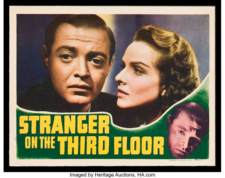 Stranger On The Third Floor Rko 1940 Lobby Cards 7 11