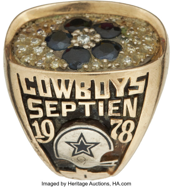 1978 Dallas Cowboys NFC Championship Ring Presented to Scout., Lot  #80443