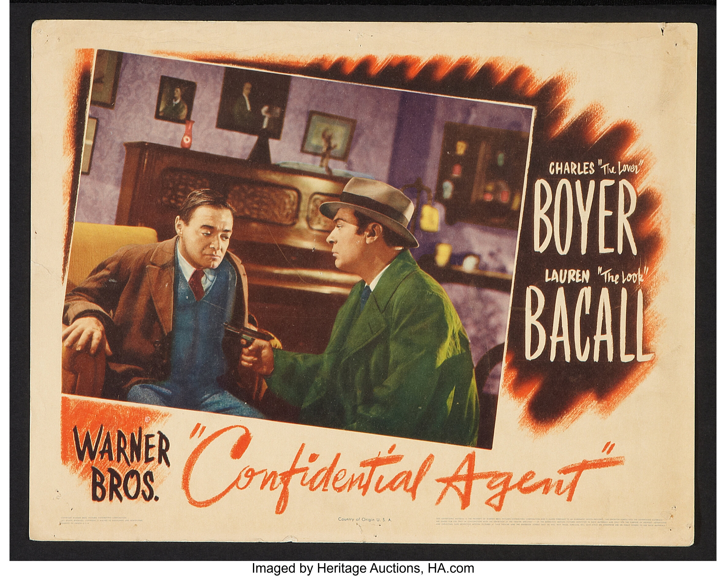 Confidential Agent (Warner Brothers, 1945). Lobby Card (11