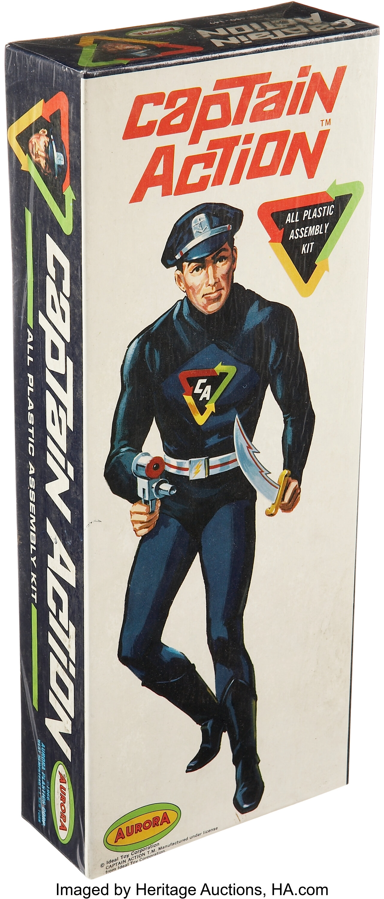 Captain Action Model Kit (Aurora, 1966).... Memorabilia Science