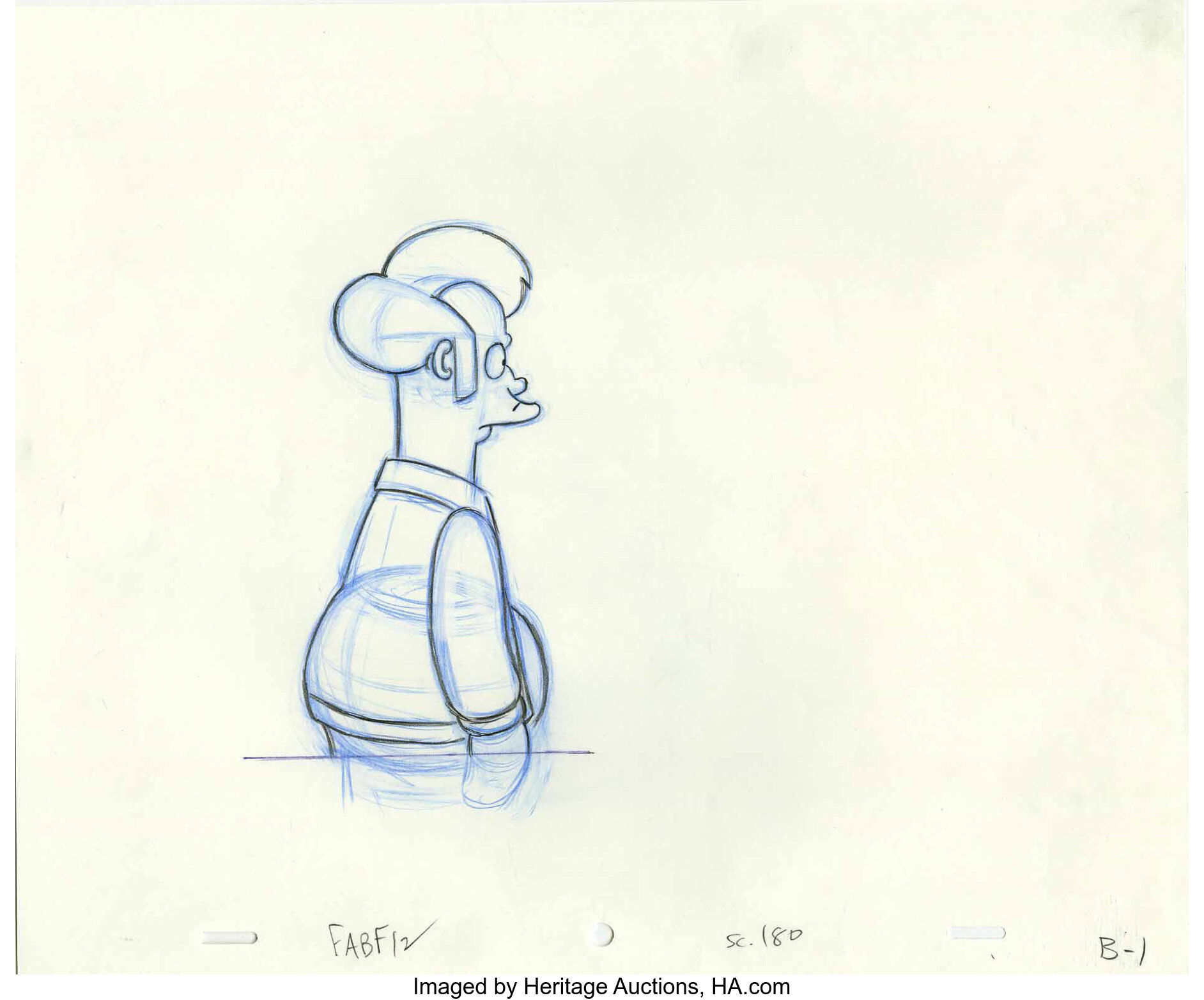 The Simpsons Edna Krabappel And Apu Animation Drawing Original Lot 17533 Heritage Auctions 7451