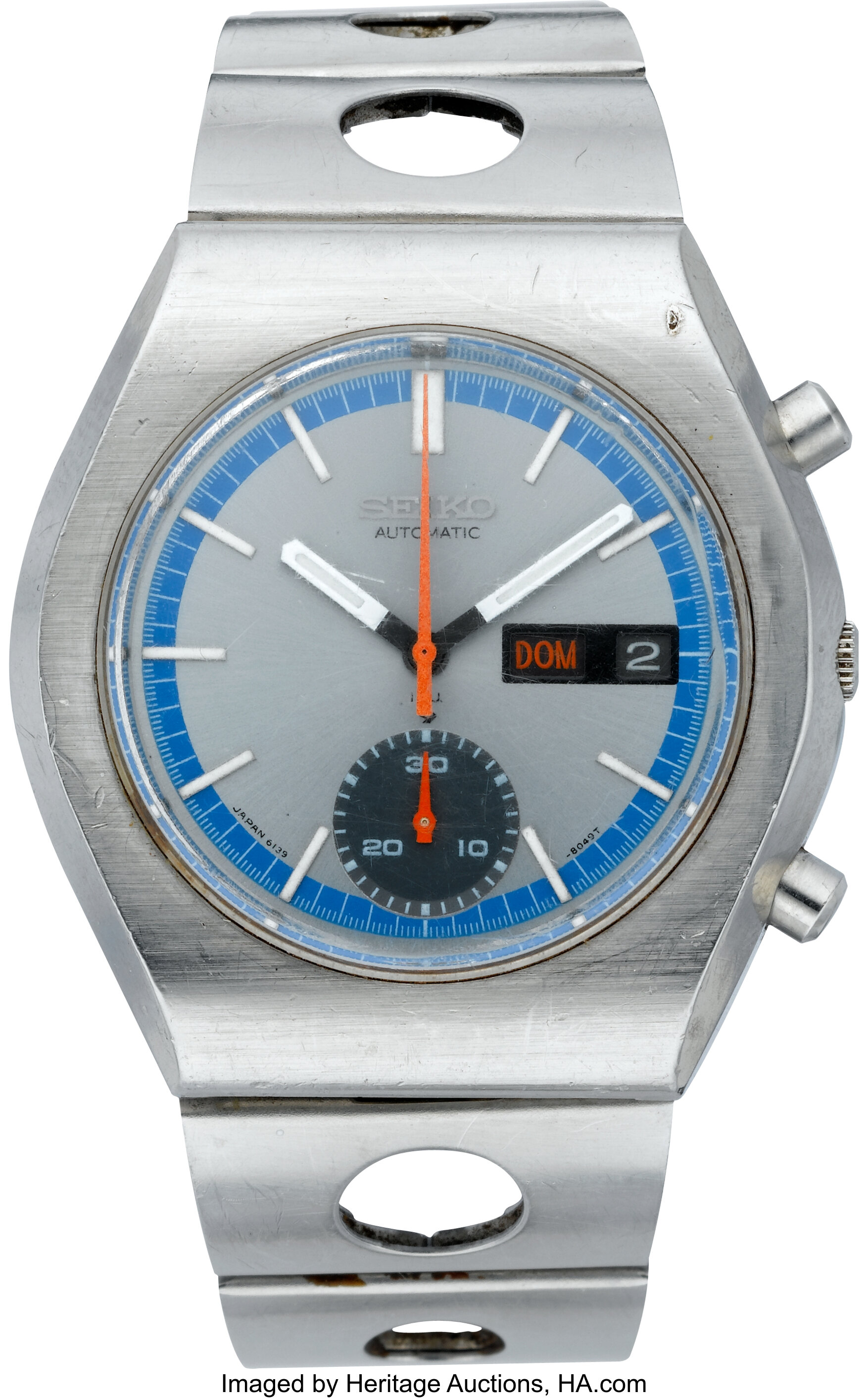 Seiko Time Corp. Vintage 6139 Automatic Chronograph, circa 1970. | Lot  #61242 | Heritage Auctions