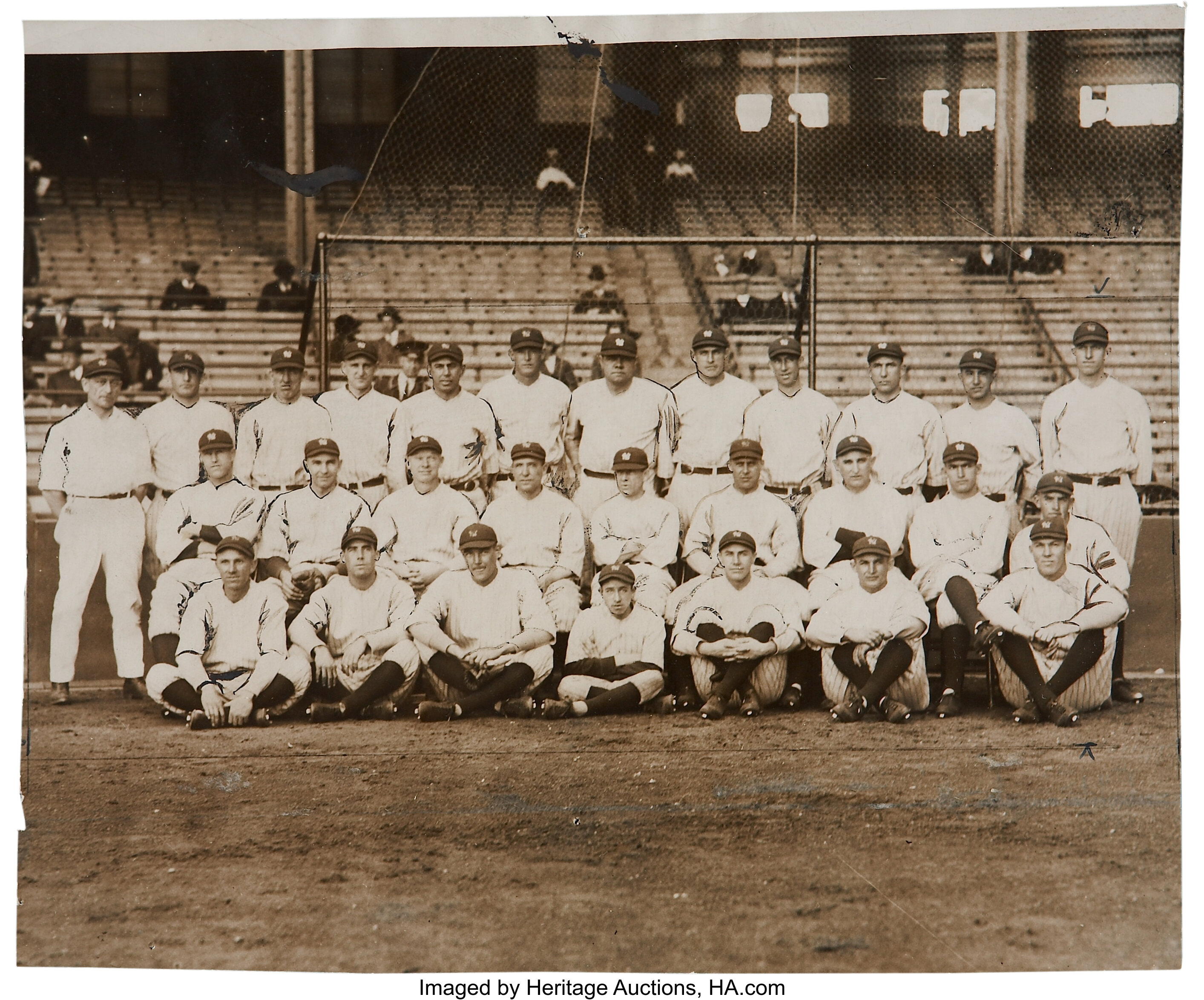1923 New York Yankees Team Photo Mixed Media by Row One Brand - Pixels